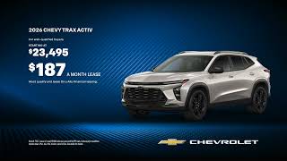 Get Low Leases on New Chevrolets at Gandrud Chevrolet!
