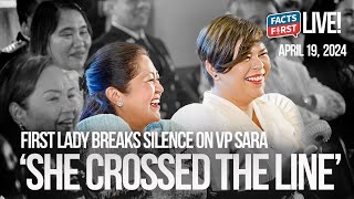 Liza Marcos on VP Sara: She crossed the line.