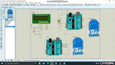 Sensor Suhu LM35,XBEE dan LCD