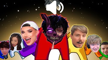 Youtubers React To Corpse Voice ft. James Charles, Pokimane, MrBeast