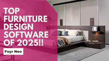 Furniture Design Software EXPERTS Swear By FOYR NEO in 2025!