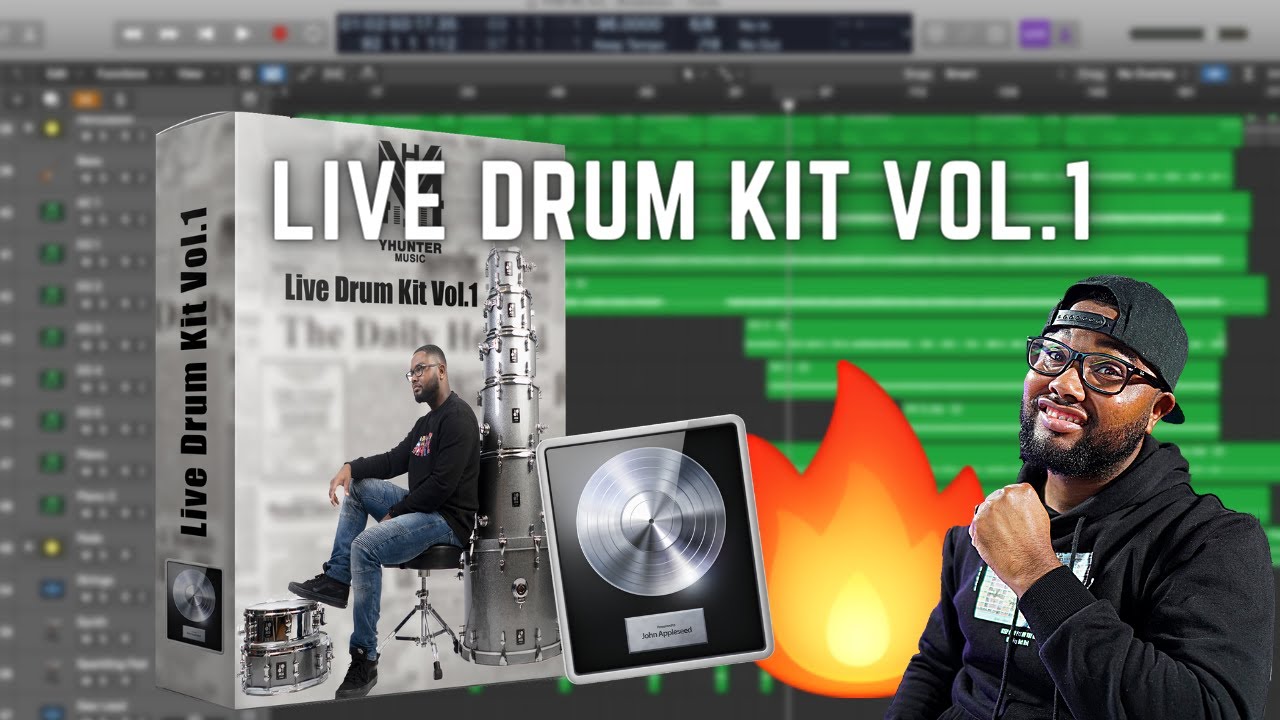 Live Drum Kit Vol.1 | Logic Pro X Tutorial - YouTube