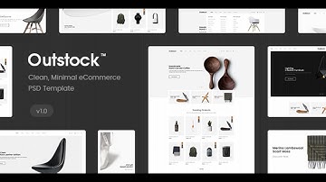 Outstock - Clean, Minimal eCommerce PSD Template | Themeforest Website Templates and Themes