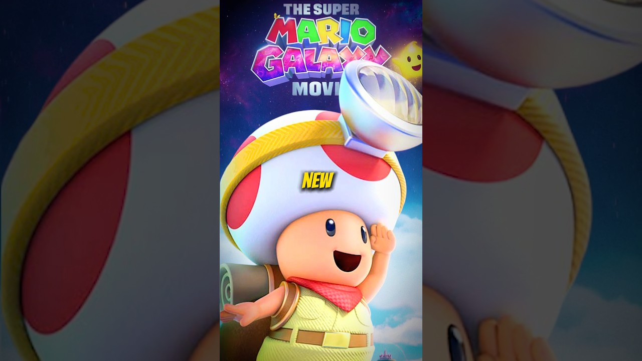 Captain Toad in New Mario Movie! #supermariogalaxy #mariobros #nintendo #bowser #videogames
