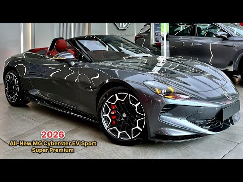 New Arrival! 2026 All-New MG Cyberster EV Sport - New Technology Exterior and Interior