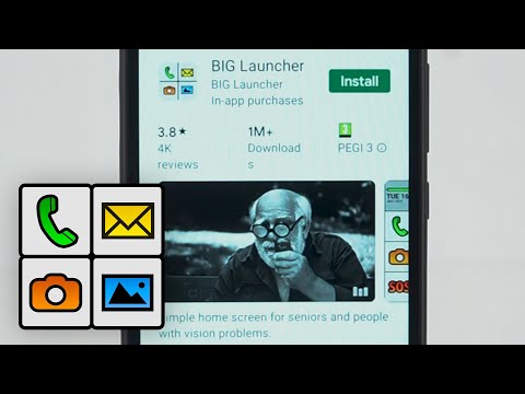 BIG Launcher / BIG Phone / BIG SMS forSeniorsをダウンロードしてインストールする方法