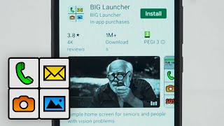 How to download and install BIG Launcher / BIG Phone / BIG SMS for Seniors screenshot 5