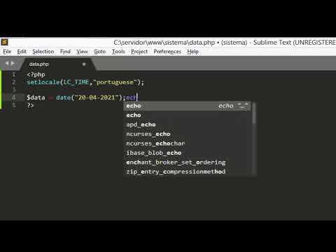 PHP  Convertendo data por extenso