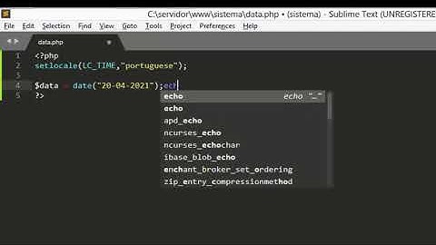 PHP  Convertendo data por extenso