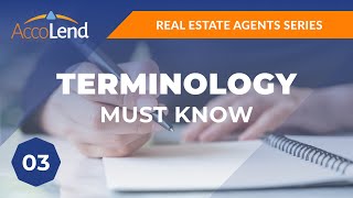 Realtors Series: Terminology