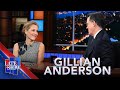 I think i came across as a lunatic  gillian anderson on meeting journalist emily maitlis