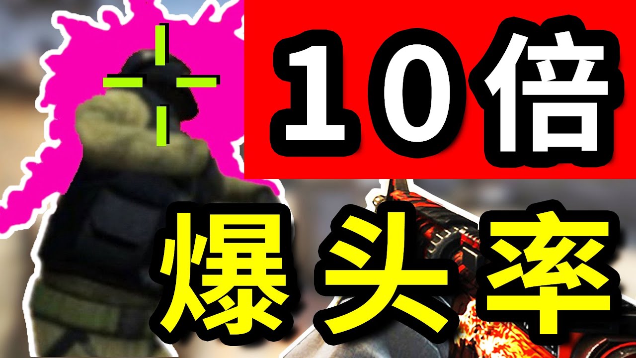 【CS:GO】“2分钟”爆头率提升到70% - YouTube