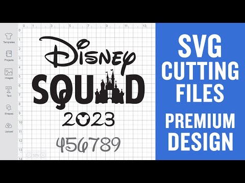 Squad Disney Svg Cut File for Cricut