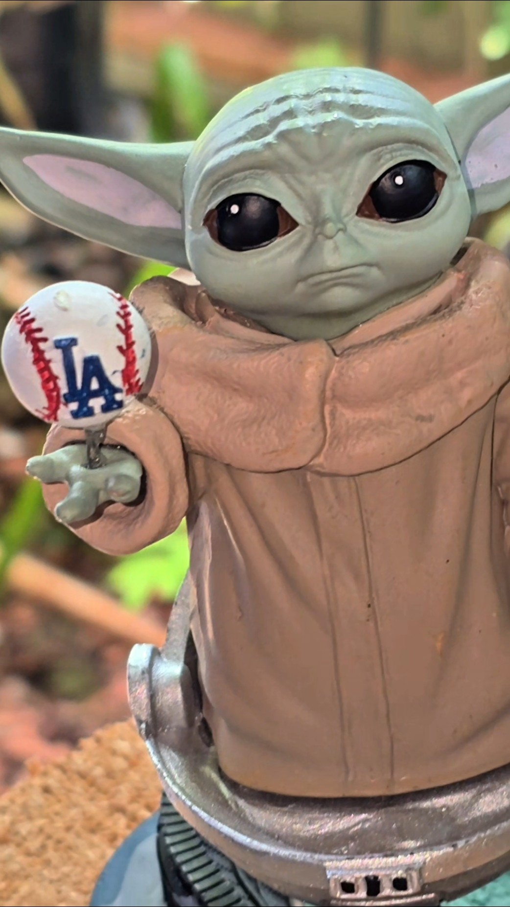 Star Wars Night at Dodgers Stadium Grogu figure #ThisIsTheWay