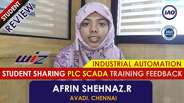 Industrial Automation - #PLC SCADA |  AFRIN SHEHNAZ.R Student feedback