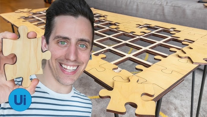 This Coffee Table IS a Jigsaw Puzzle