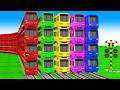 【踏切アニメ】複雑な電車 5 Trains Climbing Pynamid 2026i 🚦 Fumikiri 3D Railroad Crossing Animation #1 #1million