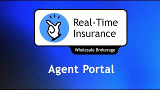 Agent Portal - Real Time Insurance