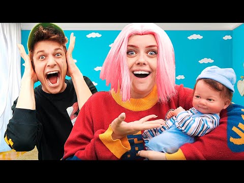 Мы стали родителями МЛАДЕНЦА! Это очень смешно😂😂😂