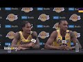 Jalen Hood-Schifino & Maxwell Lewis Press Conference - Lakers Media Day 2024