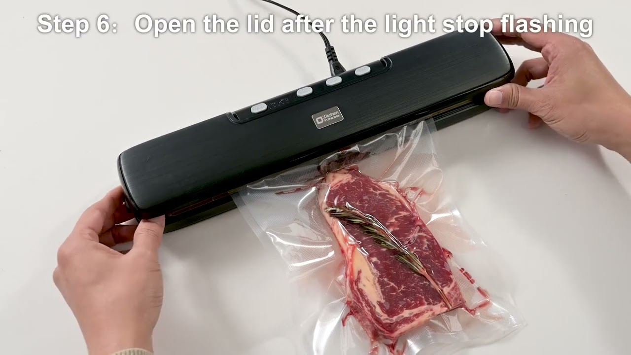 The instruction manual for Kitchen in the Box Vacuum Sealer Machine is all set!