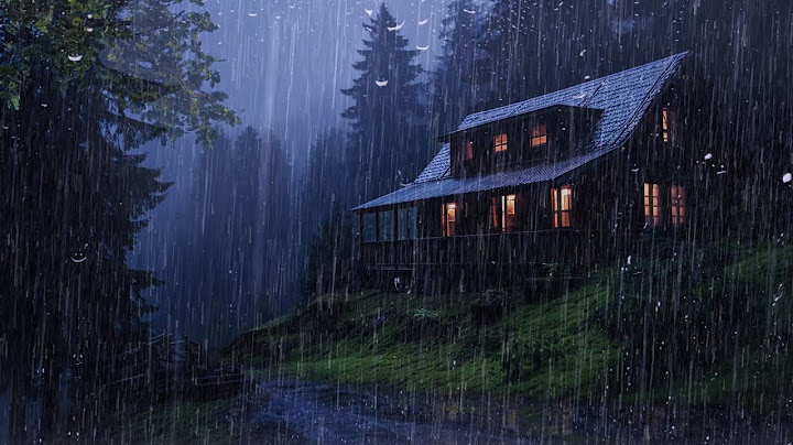 Super Heavy Rain To Sleep Immediately - Rain Sounds For Relaxing Your Mind And Sleep Tonight, STUDY