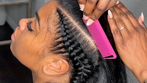 Why PRESS your hair for braids?? | Butterfly Braids | Mystical Braids