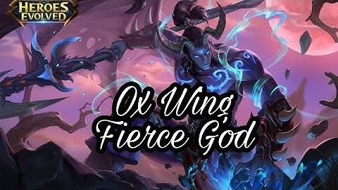 Heroes Evolved Mobile Erlang Shin Skin Introduction Ox Wing Fierce God