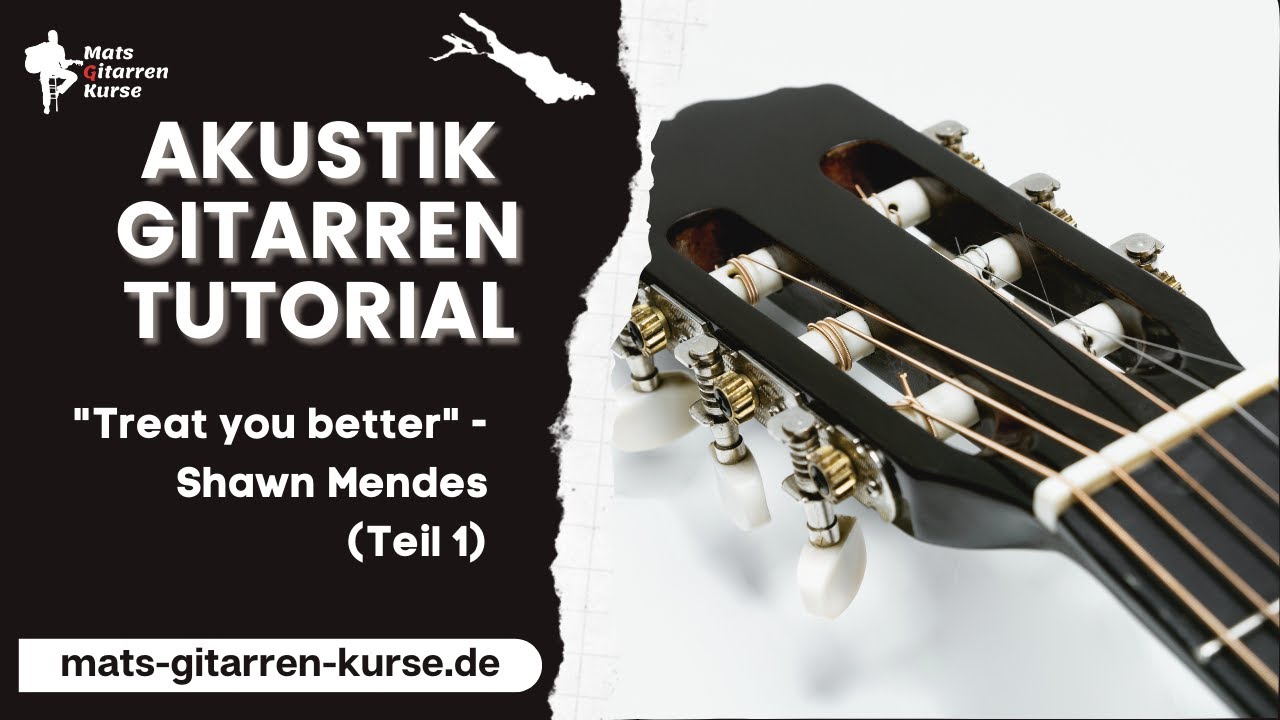 Shawn Mendes Treat You Better Gitarre