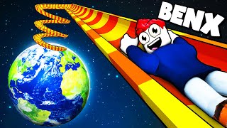 ICH RUTSCHE 1000m WASSERRUTSCHE in Roblox