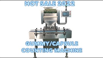 LOM How to pack cbd gummies into jar or bag gummy counting machine