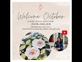 Welcome October - Paint with Ohn Mar beautiful blooming roses on Hahnemühle Anniversary Edition