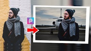 How to CHANGE BACKGROUND in PICSART in MOBILE