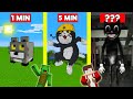 CAT Build Battle In Minecraft - NOOB VS PRO CHALLENGE - Maizen Mizen Mazien Parody
