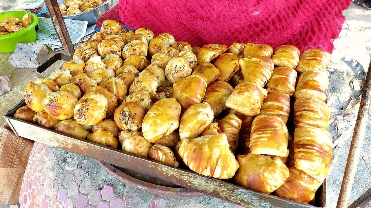 Кыргызстан | Уличная еда | Самса в тандыр | Узбекская самса в тандыр | Тандыр самса | Самса тесто.