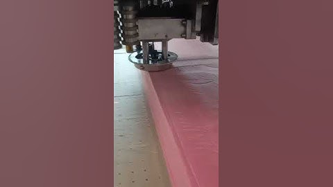 200 layer sinker fabric cutting by timing auto cutter