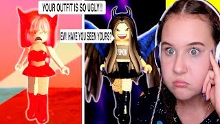 I Played The ONE COLOR OUTFIT Challenge With My Hater.. Roblox Royale High