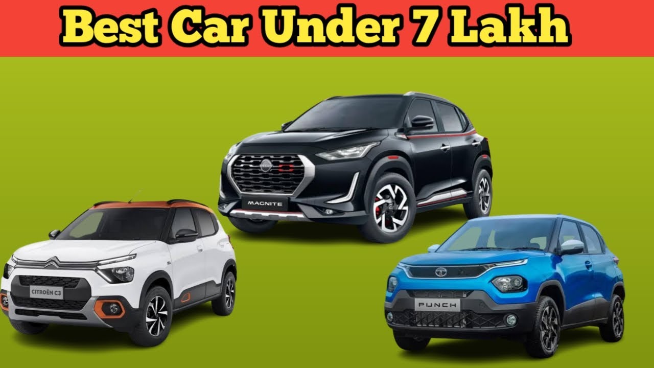 Top 5 Best Car Under 7 Lakh🔥 YouTube