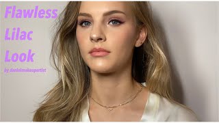 Flawless lilac makeup look | danielmakeupartist