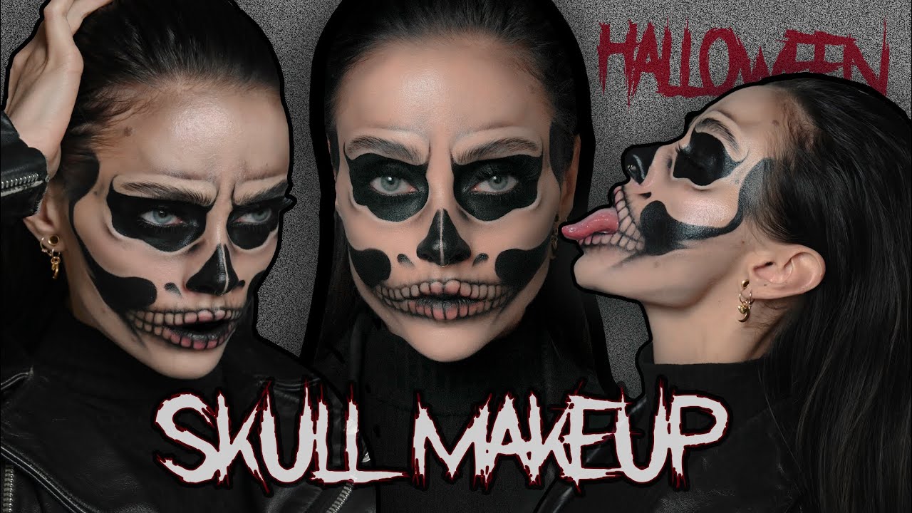 HALLOWEEN TUTORIAL 💀 Skull Makeup 💀
