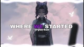 lost sky - Where We Started [edit audio]