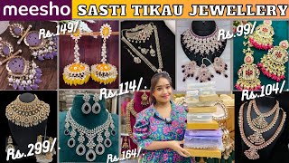 Meesho Huge *Trendy* Bridal Jewellery Haul || Omg 😱 Meesho Ke Sbse Sasti Jewellery 😳 || Under Rs.?