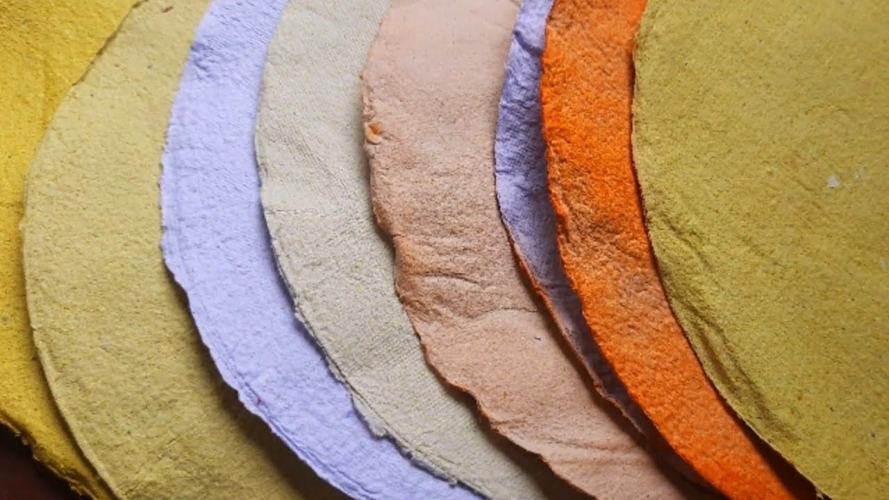 Hand made Paper/Home made Paper/How to make handmade paper easily