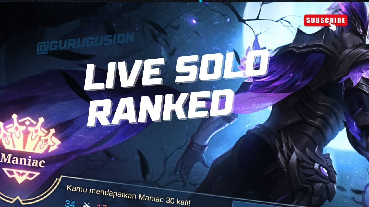 live solo rank - mabar free 1x next order VIP