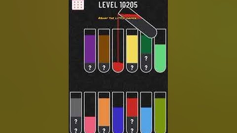 Water sort puzzle level 10205