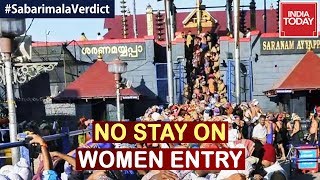 Sabarimala Verdict: No Stay, Women Can Continue To Enter Sabarimala Temple