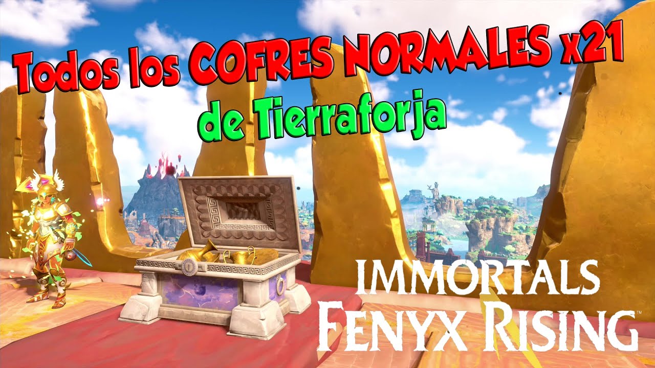 Todos los COFRES NORMALES 21/21 de Tierraforja en IMMORTALS FENYX RISING
