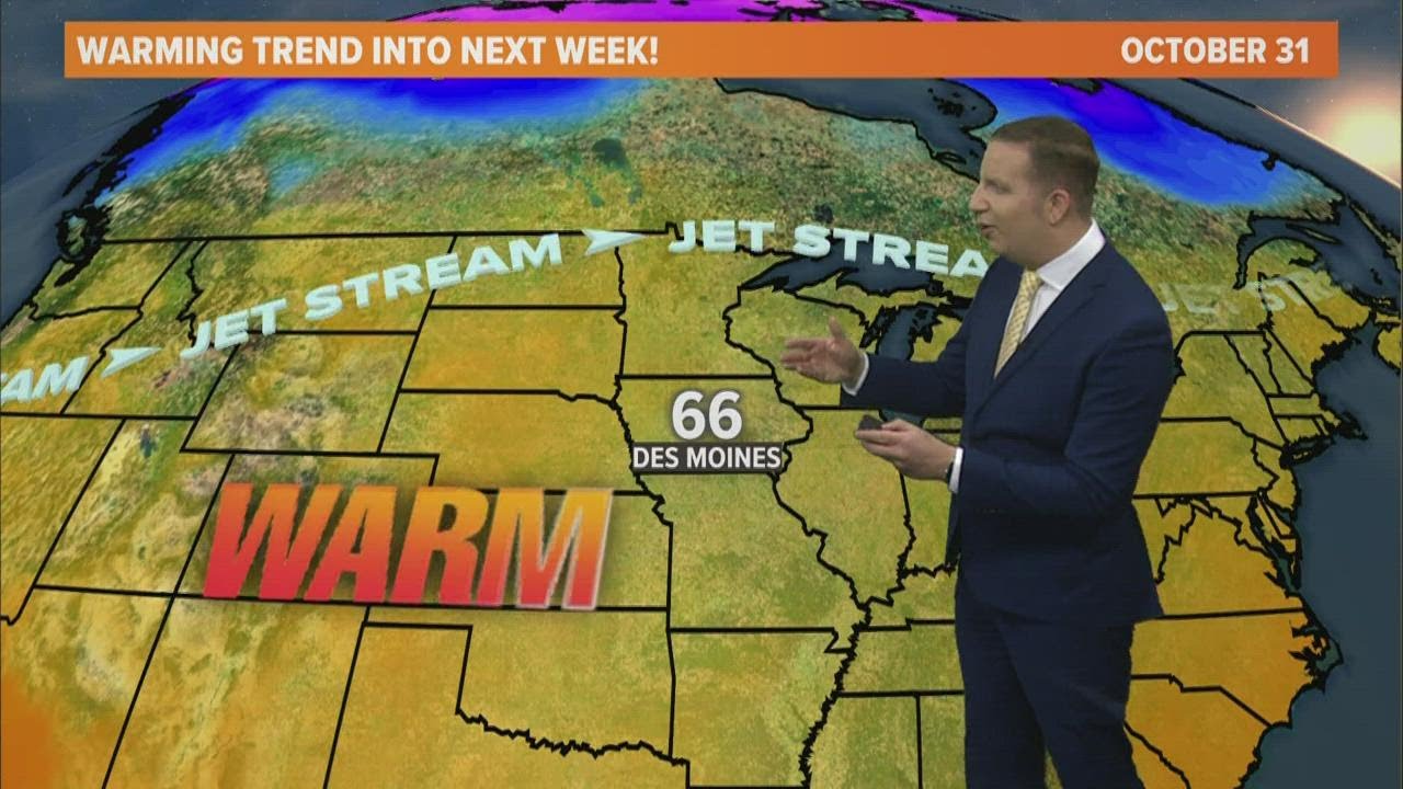 Iowa weather update Perfect fall weather is expected for Halloween