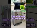 Thùng rác EKO cao cấp 46l - 2 ngăn phân loại tiện lợi✅ #eko46l #thungraceko #thungracinox
