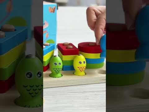 Геометричний сортер риболовля 40426 WToys, видео 2